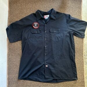 Dickies Legends at work vintage Men’s Short Sleeve Work Shirt - Black
